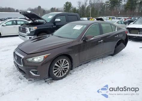 2018 Infiniti Q50 3.0T Luxe from USA, damaged, VIN JN1EV7AR2JM611898